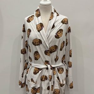 Aeropostale Monkey Print Robe - Large